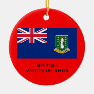 BRITISH VIRGIN ISLANDS - ornamento del navidad