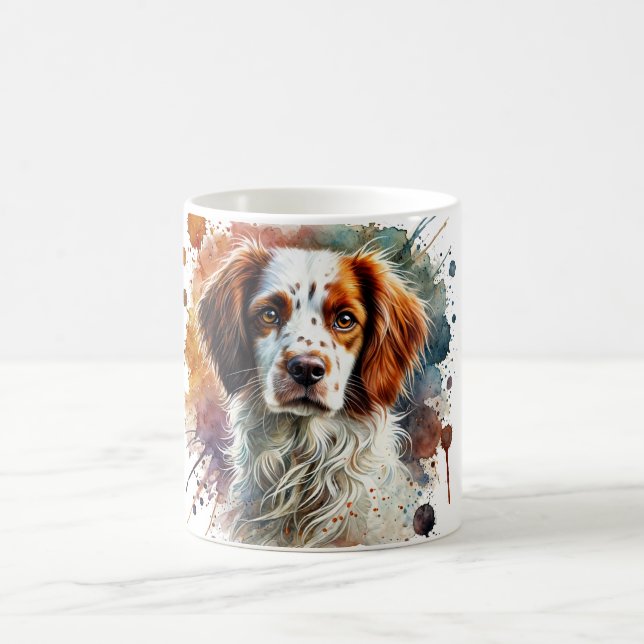 🐾 Brittany Spaniel Amantes, esta taza es para ti! (Centro)