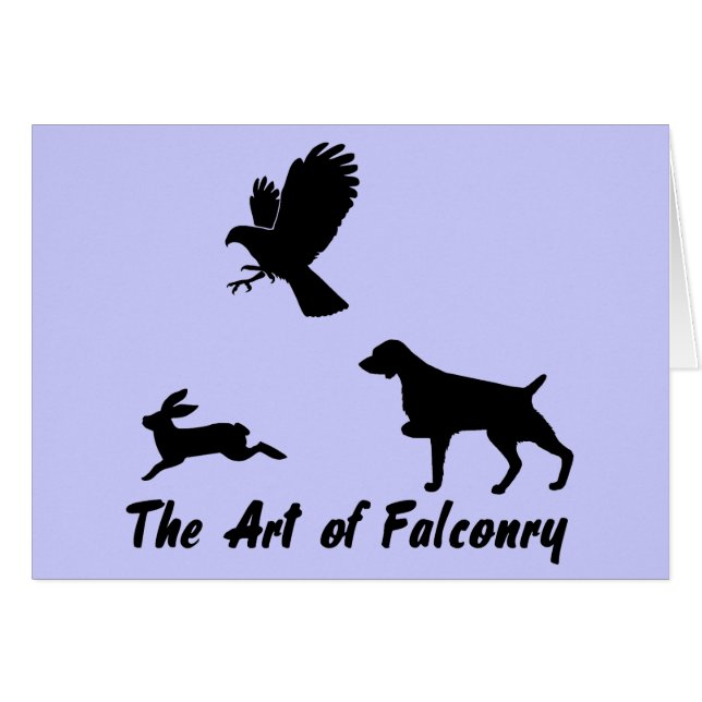 Brittany Spaniel y Falconry (Anverso (Horizontal))