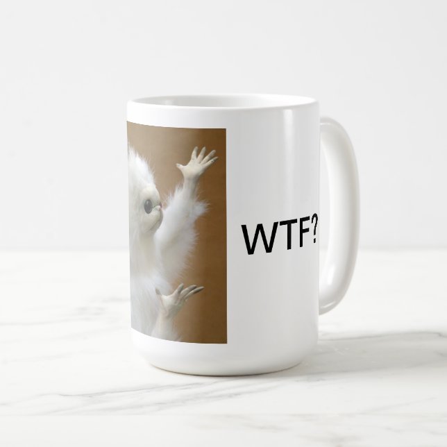 Bro...WTF taza de café (gato persa) (Anverso derecho)