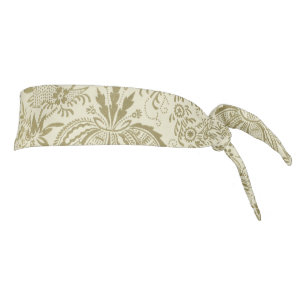 Brocado Botánico Toile Floral Verde Patrón de Salv