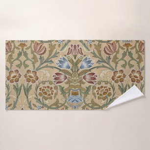 Brocado floral simétrico vintage de William Morris