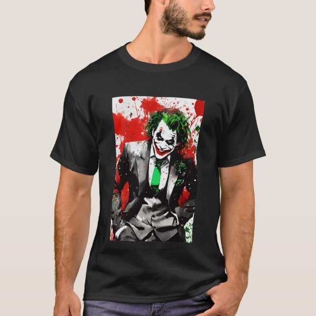 Bromista icónico con camiseta impresa (Anverso)