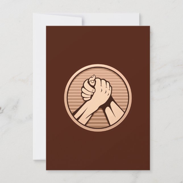Bronce de lucha de brazos (Anverso)