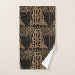 Bronce, negro, art decó, art nouveau, floral, pat