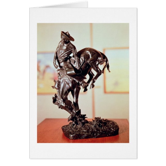 Bronco-Buster (bronce) (Frente)