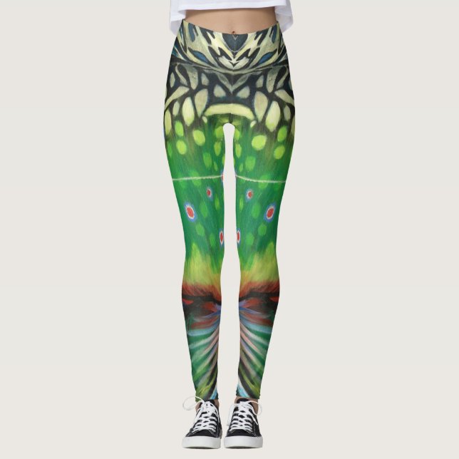 Brook Trout Fish Leggings (Anverso)