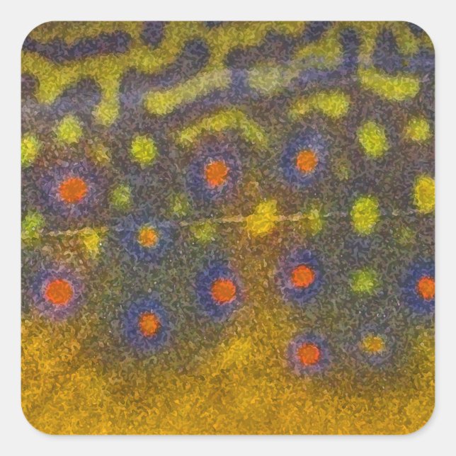 Brook Trout - Pegatinas (Anverso)