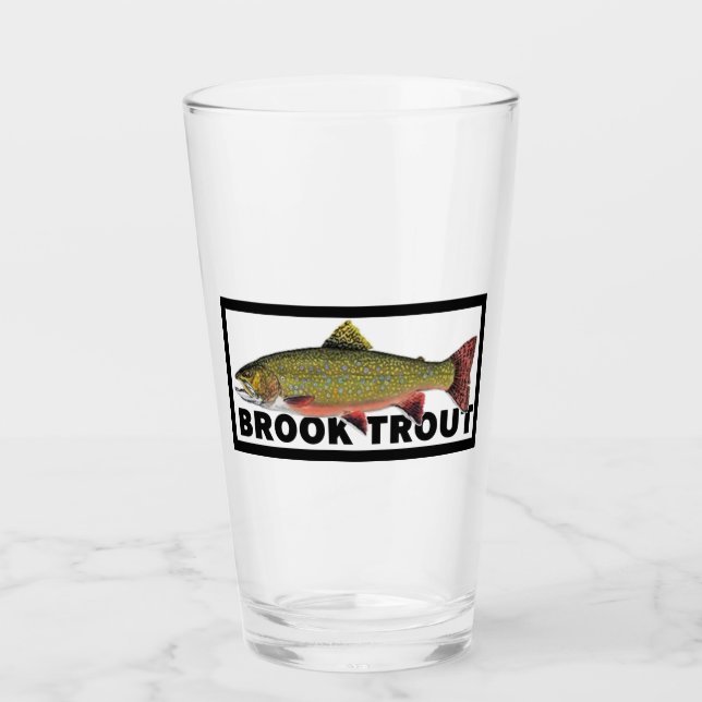 Brook Trout Pub Glass (Anverso)