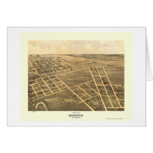 Brookfield, mapa panorámico del MES - 1869