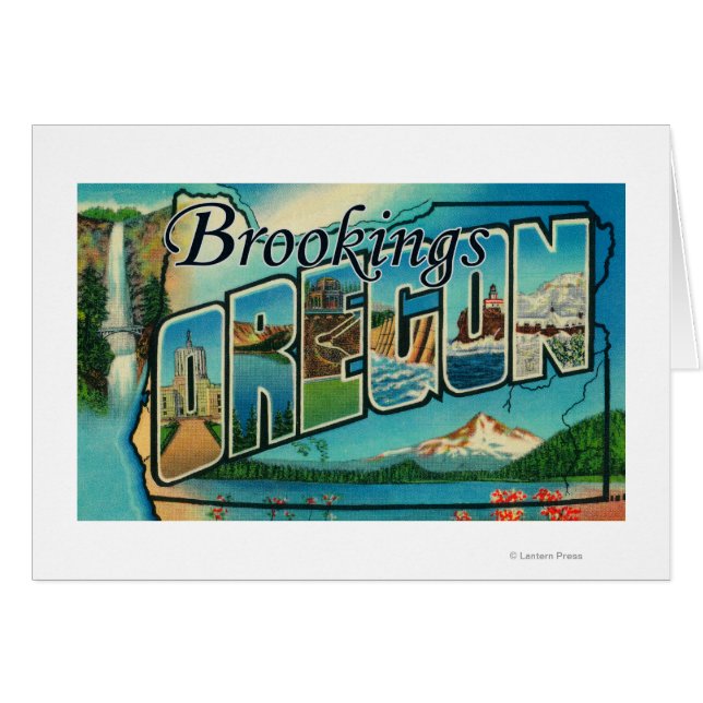 Brookings, Oregón - Escenas de letras grandes (Anverso (Horizontal))