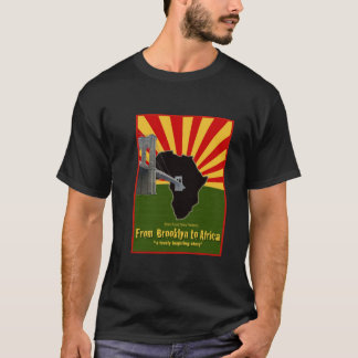 Brooklyn a la camiseta negra de África con la