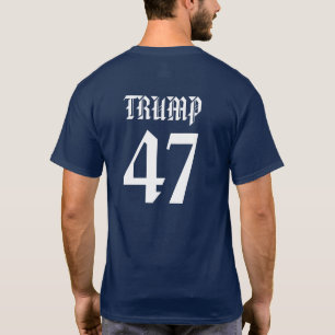 BROOKLYN TRUMP 47 VINTAGE JERSEY - BLUE