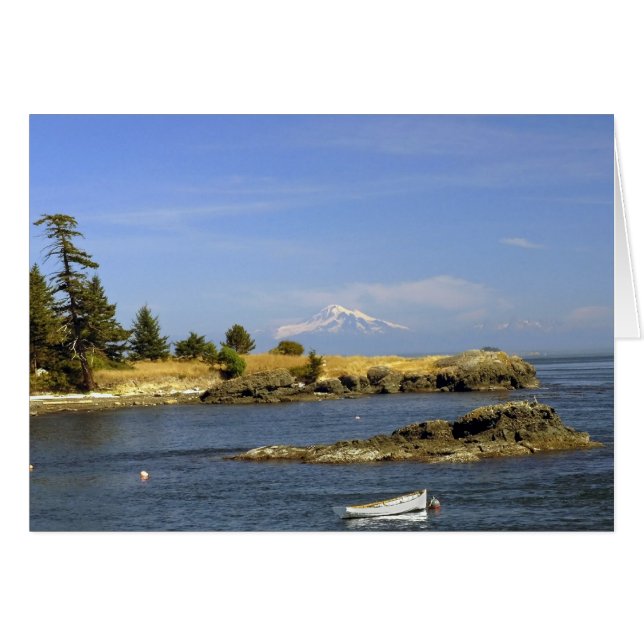 Brooks Point & Mt. Baker Card (Anverso (Horizontal))