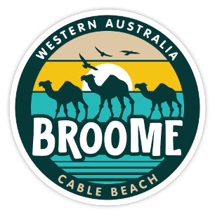 Broome, Pegatina de Australia Occidental