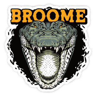Broome, Pegatina de cocodrilos de Australia Occide