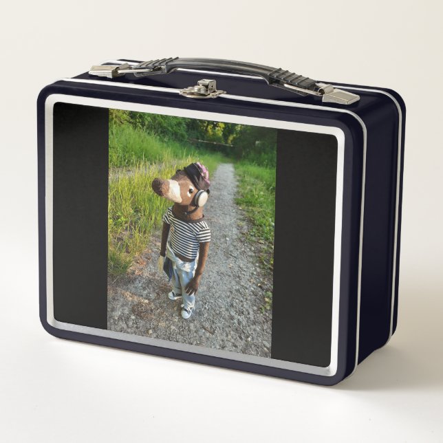 Brotbox Metallbox Brotdose Aufbewahrung (Anverso)