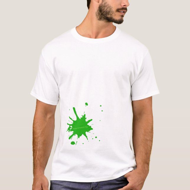 Brote de camiseta de Green St Patrick's Men's T-Sh (Anverso)