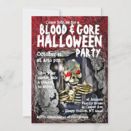 Brote de invitación a la fiesta de Halloween de Bl
