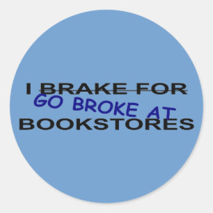 Brote de libros en librerías Pegatinas