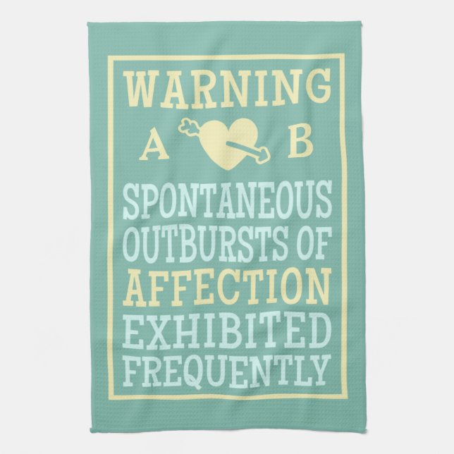 Brotes de toalla de mano de personalizado de afect (Vertical)