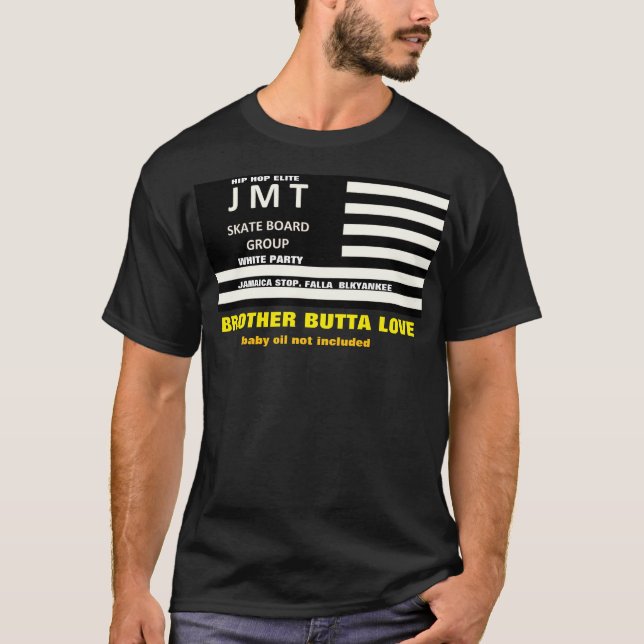 BROTHE BUTTA AMA LA Camiseta Oscura básica (Anverso)
