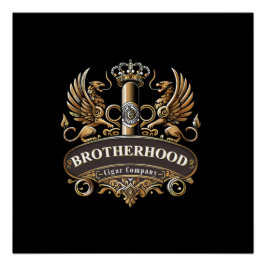 Brotherhood Cigar Company Glossy Poster