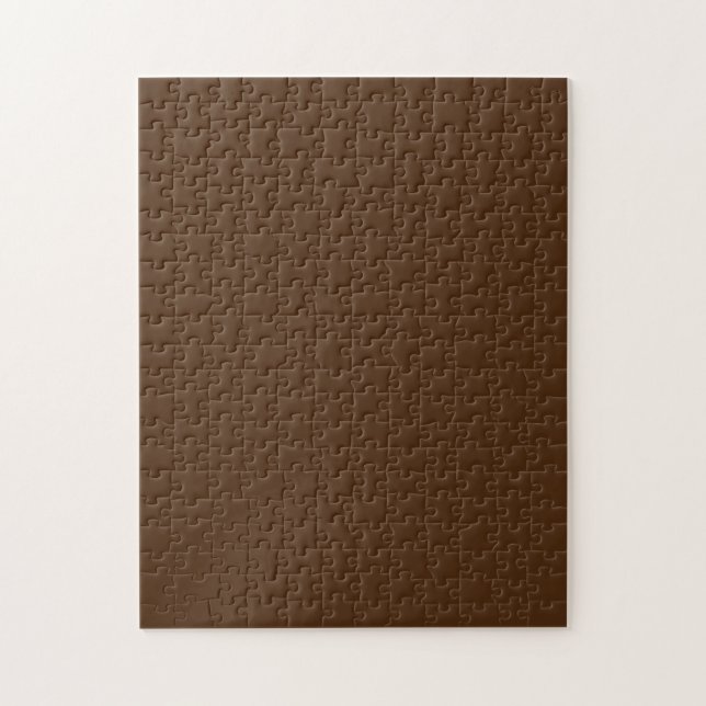 Brown #4D2A10, rompecabezas de cocodrilo (Vertical)
