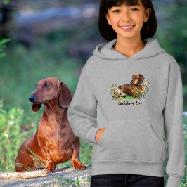 Brown Dachshund Love My Dog