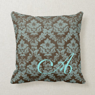 Brown/el trullo apenó la almohada personalizada