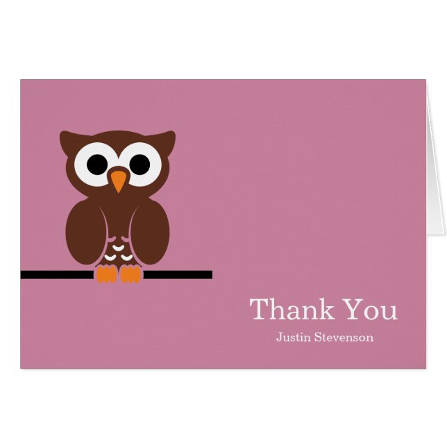 Brown Owl Girly Gracias (Anverso (Horizontal))