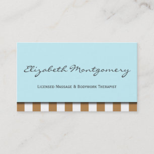 Brown raya la tarjeta de visita moderna de la cita