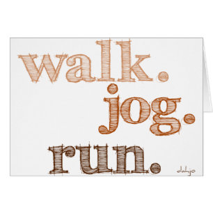 BROWN WALK JOG RUN (fuente SHADED)