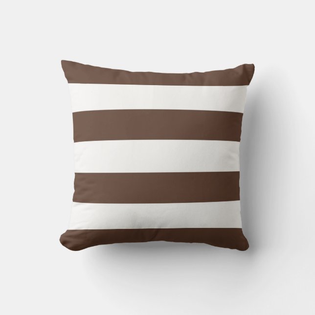Brown y almohada rayada blanca (Anverso)