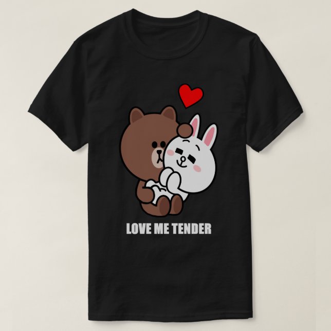Brown y Cony me aman a la tierna camiseta clásica (Diseño del anverso)