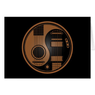Brown y guitarras eléctricas acústicas Yin Yang