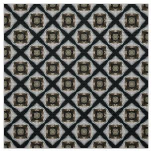 Brown y tela de tapicería gris clara