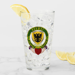 Browne Irish Shield y Claddagh Pint