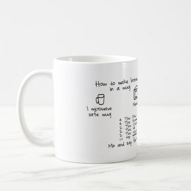 Brownie en una taza (Izquierda)