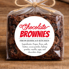 Brownies Personalizados Caseros etiqueta CK009brrd