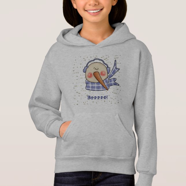 ¡Brrrrr! Whimsical Snowman Sweatshirt (Anverso)
