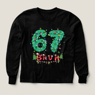 Bruh 67 Seis Siete 6 7 Meme Navidad Chico y chica