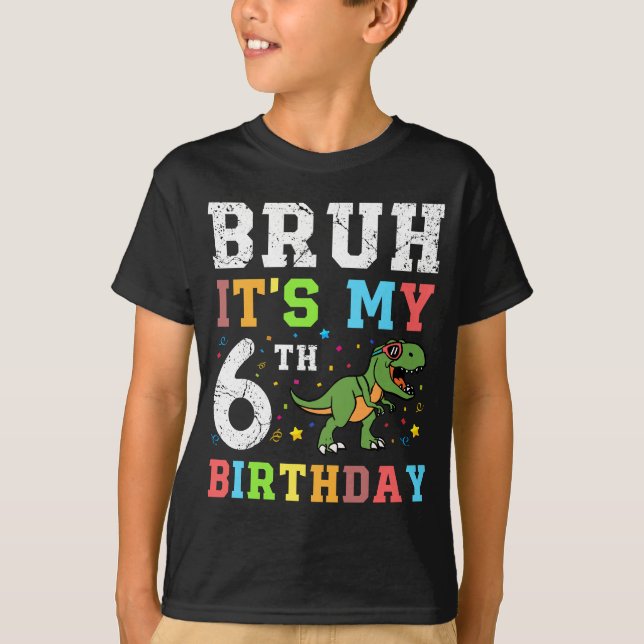 Bruh es mi camiseta de regalo de cumpleaños (Anverso)