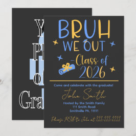 Bruh, Fiesta de graduación 2026  Invitación
