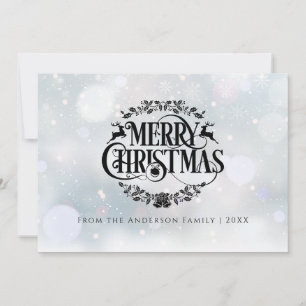 Bruja botánica de renos Feliz Navidad