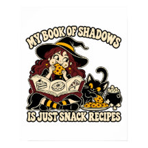Bruja de Cocina Grimoire de Snacks Arte Divertido