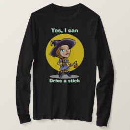 Bruja de Halloween SÍ PUEDO CONDUCIR UNA Camiseta 