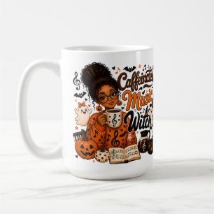 Bruja de Música Cafeinada Regalo de Taza de Café d