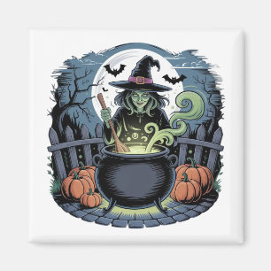 Bruja en el imán de Cauldron