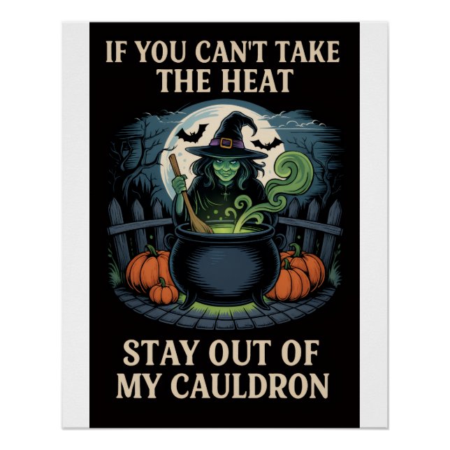 Bruja en el Poster Cauldron (Anverso)